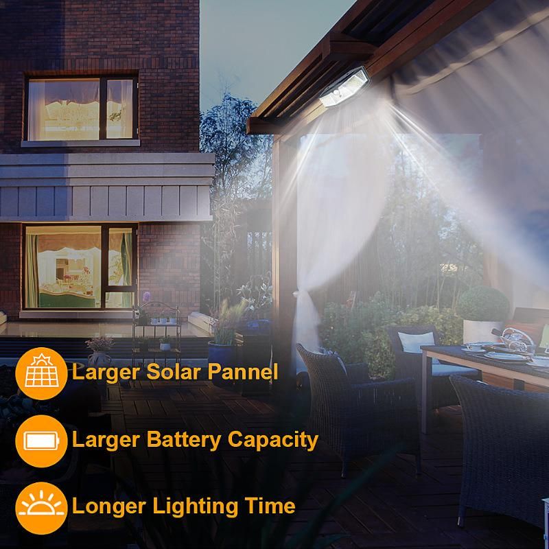 Outdoor 308 LED Solar Motion Sensor PIR Wall Mounted Lamp Waterproof IP65 LED Solar Light for Garden