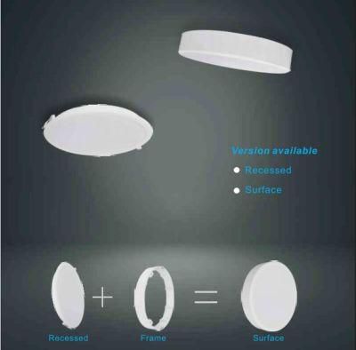 Zhongshan Wholesale Surface Round Recessed 5W 9W 22W 36W LED Panellight SKD Supplier LED Downlight Panel Lighting