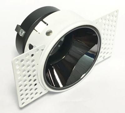 Cut out 75 mm Aluminum LED Downlight Frame GU10 Housing MR16 Frame