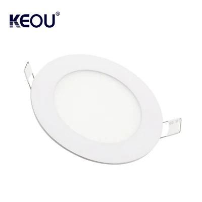 ISO Factory Daylight Cool White Warm Round White Panel LED Light 18W