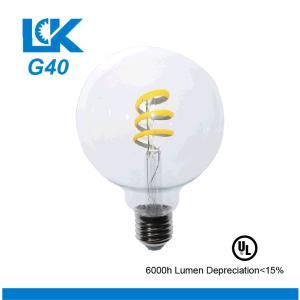 Ra90 10W 1100lm G40 New Spiral Filament LED Light Bulb