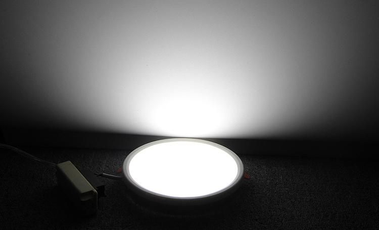 Free Cut Hole 6W 8W 15W 20W LED Ceiling Recessed Round LED Panel Light Price