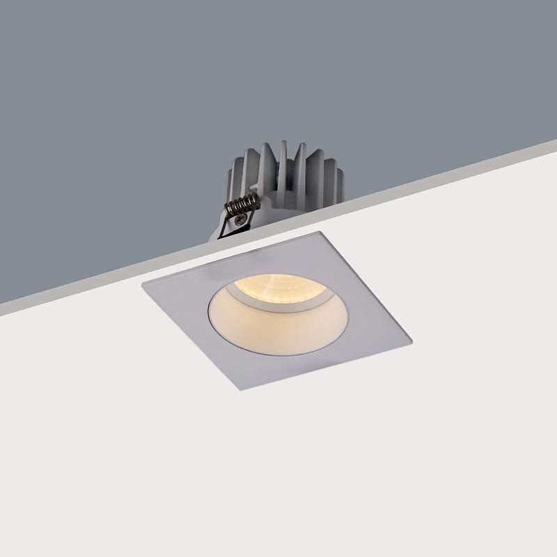 Manufacturer 6W/10W IP44 COB LED Downlight Ceiling Square Recessed LED Spotlight R6324