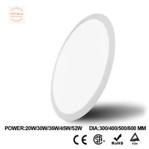 New SMD High Power Ultra Thin Round Lamp 20W Round LED Panel Light D300 mm