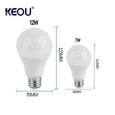 A60 7W 9W 12W E27 B22 LED Bulb Light with Ce RoHS Certification