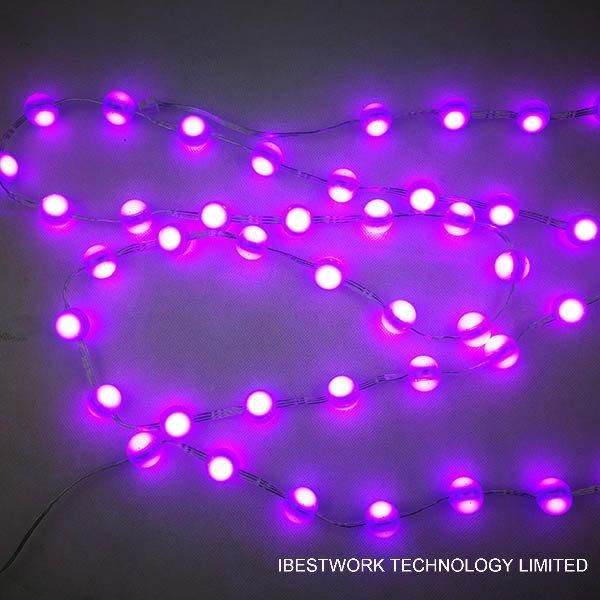 20mm RGB DMX 3D LED Pixel Ball String Lights