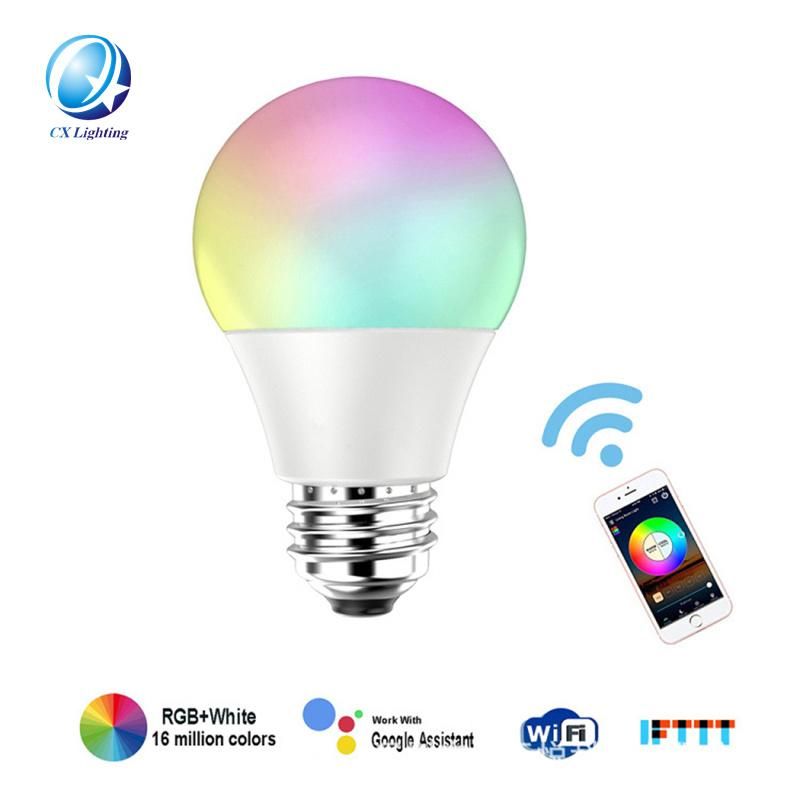 Google Home APP Remote Control Smart Bulb WiFi A60 9W