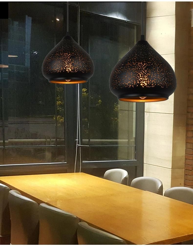 Retro Industrial Style Loft Iron Drop Light Energy Saving Light Decoration Pendant Lamp for Indoor Dining Room
