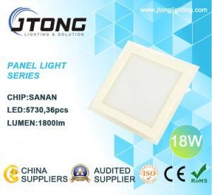 18W LED Panel Light with Glass (BLG-18W)