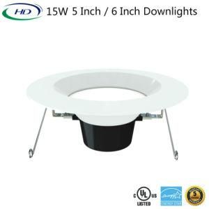 8W LED Downlight Retrofit Baffle Trim with Us Standard