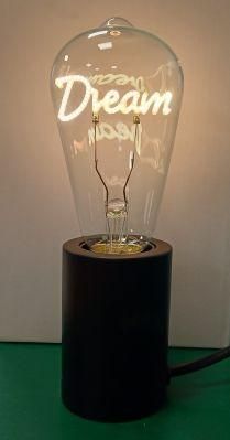 St58 St64 Night Light Decorative Dream LED Filament Light Bulb