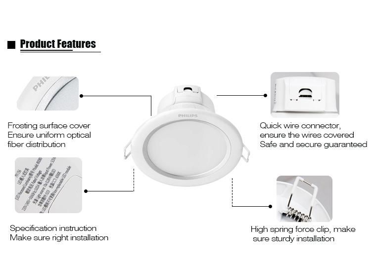 Adto Recessed 2.5/3/3.5/4 Inches 230V 3.5W/5W/6.5W/8W LED Downlight for Sale
