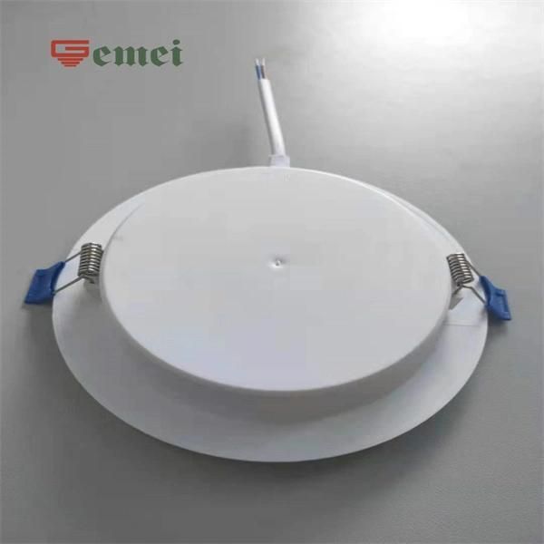 Concave Dimmable Plastic LED Light Ultra-Thin Round 8W LED Ceiling Downlight