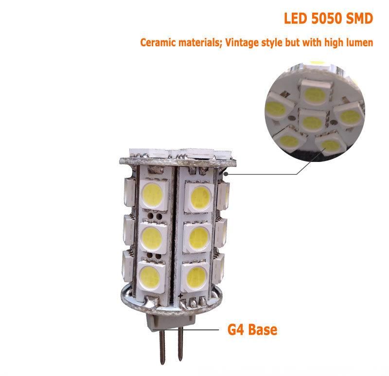 3.5W AC DC 12V SMD Crystal Chandelier Decoration G4 LED Bulbs