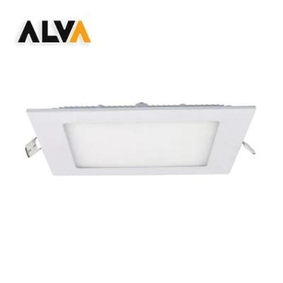 Alva / OEM Aluminium Reccessed SMD 9W LED Panel Light