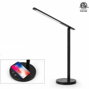 Ht8001sx LED Table Lamp Wireless Charger USB Dim Color Change Modern Desk Lamp
