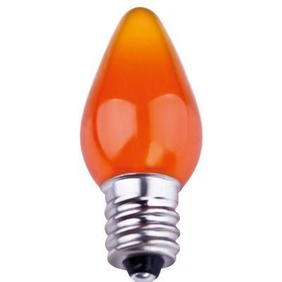 C7 Smooth LED Bulb - Orange