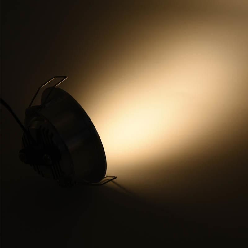 Sliver Shell 3W CREE 12V-24V Adjustable LED Down Light for Kitchen Cabinet Ceiling Spot Lighting 4000K White