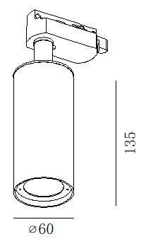 Factory Price LED Track Light for Hotel Bedroom Commercil Lighting CE RoHS