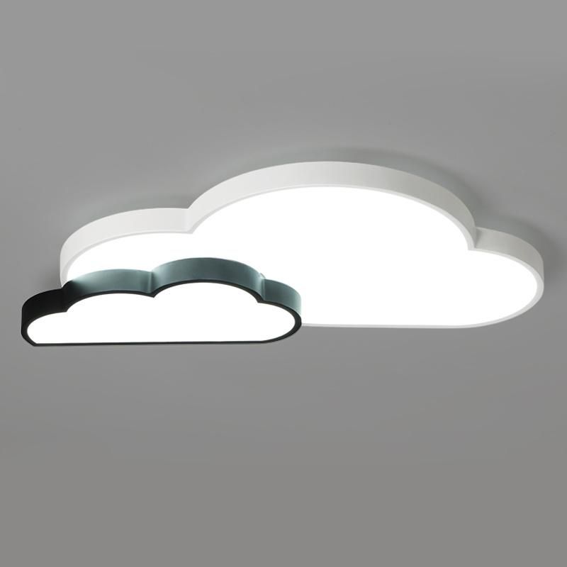 Minimalist Lovely Baby Room Double Cloud Shape Lighting LED Ceiling Room Lamp