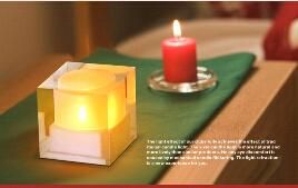 Sunlight Cube Solar LED Candle