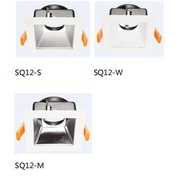 90mm Diameter LED Downlight Square LED Downlight Fixture