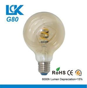 7W 690lm G80 New Spiral Filament Retro LED Light Bulb