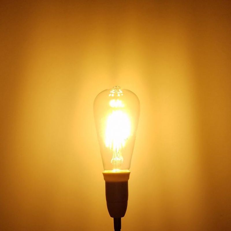 LED Filament Bulb G125 with Letter Word Hello Love Home Dream Inside 4W 2200K Dimmable Clear&Gold Glass