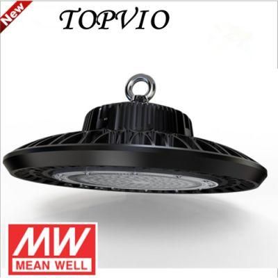 Interior Highbay Light Fixture Warehouse Lighting Waterproof 130lm/W Sensor 250W 200W 100W 60W 150W Industrial UFO LED High Bay Light