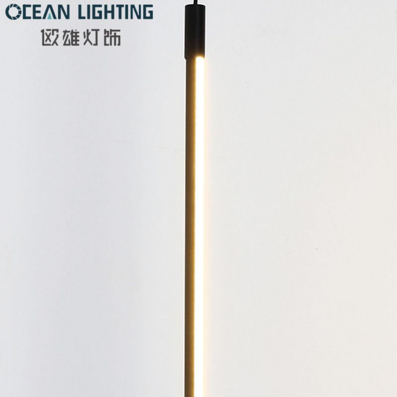 Modern Office Linear Interior Decoration Line Drop-Light LED Pendant Light