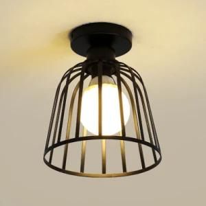 Retro Vintage Ceiling Lamp for Bed Hallway Dining Room Loft 110V 220V E27 Black Fitting
