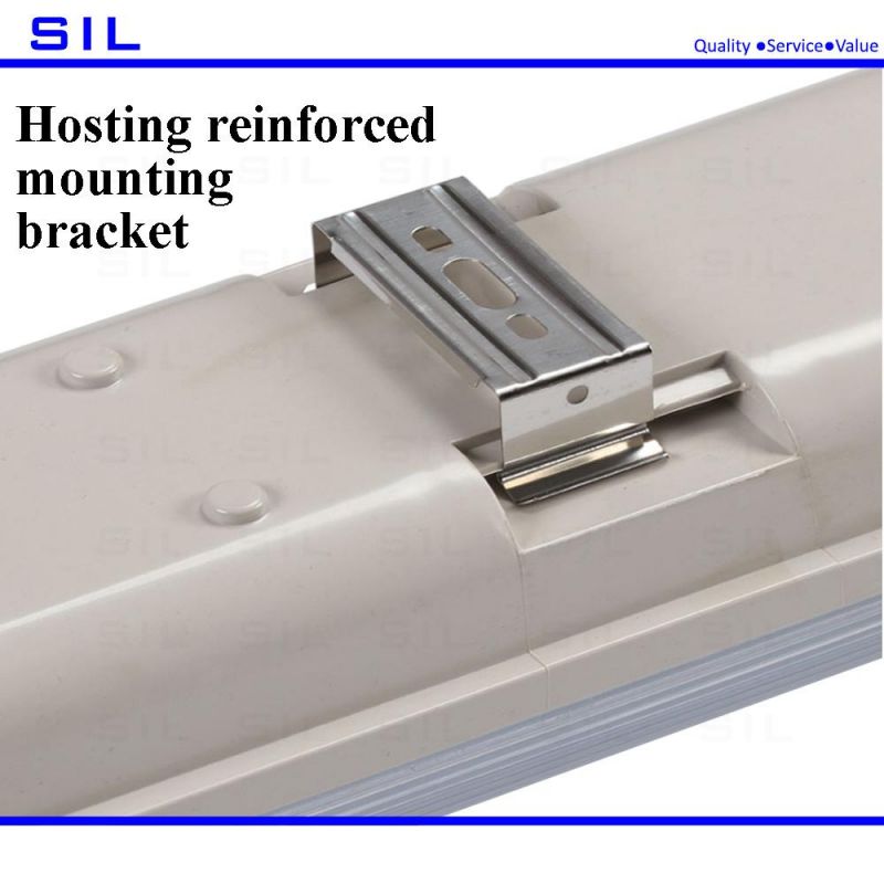 600mm 18W T8 Single Double Tube IP65 Waterproof LED Tri-Proof Fluorescent Lamp Light Fixture LED Fluorescent Light