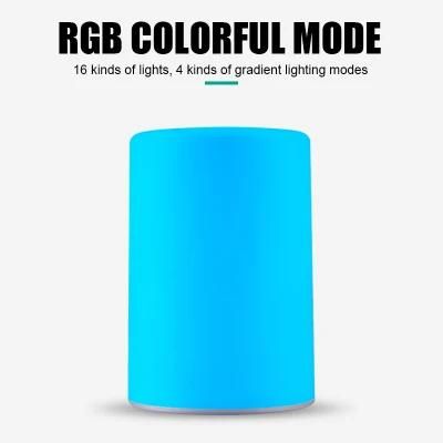 RGB Color Dimmable Lights Portable Cordless Table Lamps for Bedroom