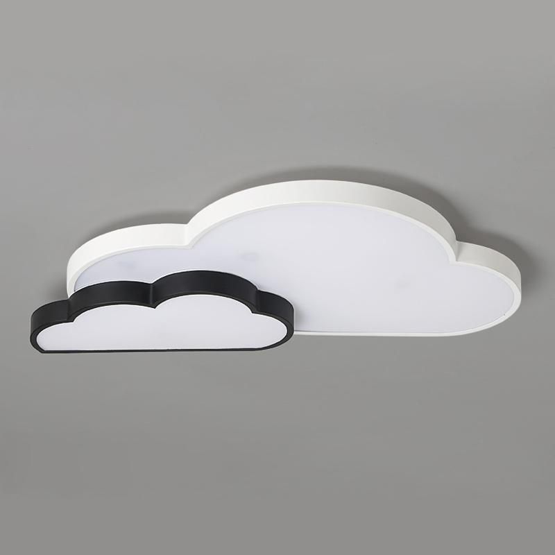 Minimalist Lovely Baby Room Double Cloud Shape Lighting LED Ceiling Room Lamp