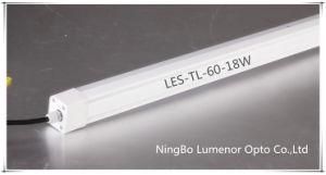18W SMD IP65 PF&gt;0.9 Aluminium and Plastic LED Tri-Proof Lamp for Street with CE RoHS (LES-TL -60-18WA)