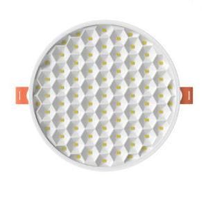 LED Panel Light Beehive Shape 15W Round Adjustable High Lumen Frameless LED Ceiling Light