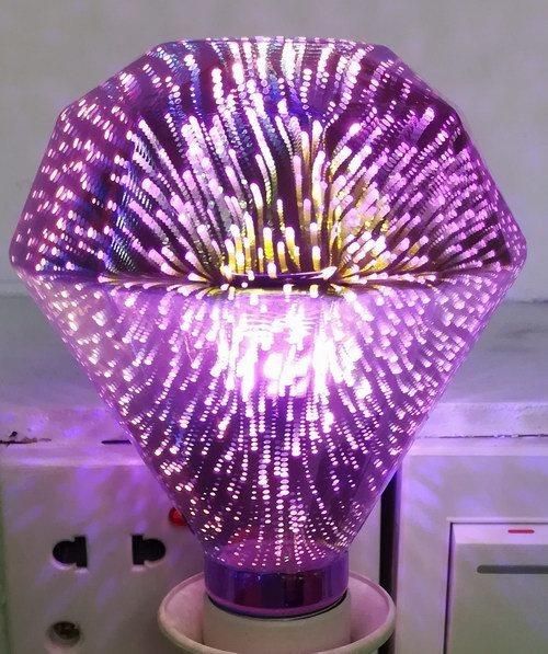 Multicolor Infinity 3D Fireworks Effect LED Light Bulb