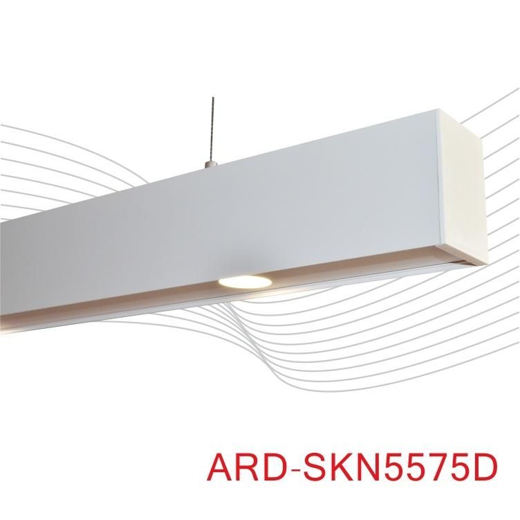 White Black Linear Light Fixture LED Linear Wall Washer Suspended LED Strip Light