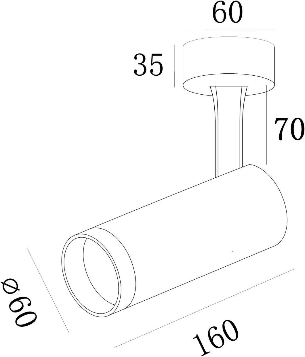 Ce Commercial GU10 Track Light Aluminum Fixture for Shop High Quality