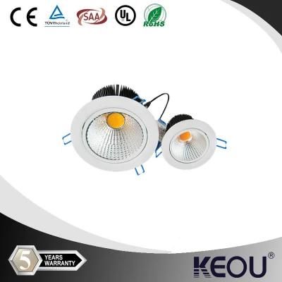 Aluminum Ce RoHS SAA Certified COB LED Recessed Downlight