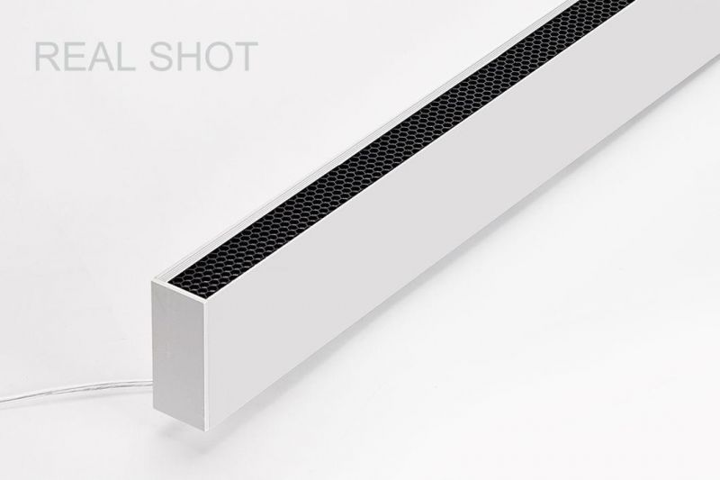 Micro Prismatic Diffuser + Honeycomb Combination Anti Glare 4FT 40W Ceiling Surface Mounted LED Linear Light Pendant Linear