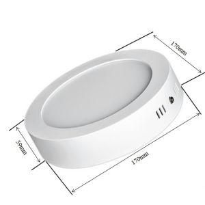 LED Panel Light Round 12W Surface Mounted Panel LED Slim Panel 18W Indoor Lighting