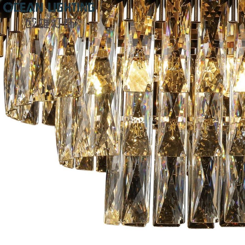 Modern Design Interior Decorative LED Crystal Chandelier Lighting Fixture