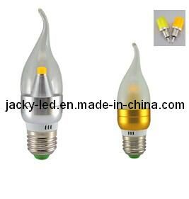 Gold Silver 4W Dimmable E27 LED COB Candle Light...