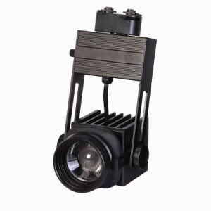 Hot Selling Warm White 3 Wire Track Spotlight Zoomable Dimming 25W LED Spotlight for Museum and Gallery