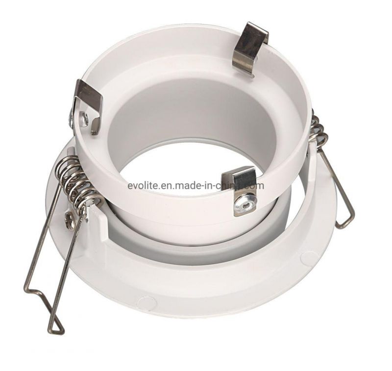 Aluminum Cut out 70mm 25 Degree Adjustable Down Light MR16 GU10 Downlight Housing