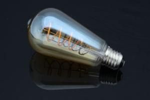 St58/S19 Soft Filament LED Light Bulb with E27 Screw Base