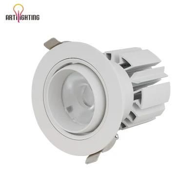 Wholesale Anti-Glare IP20 Ugr 19 Ultra-Thin Lamp Recessed Spot Light 7 Watts Dimmable COB LED Downlight