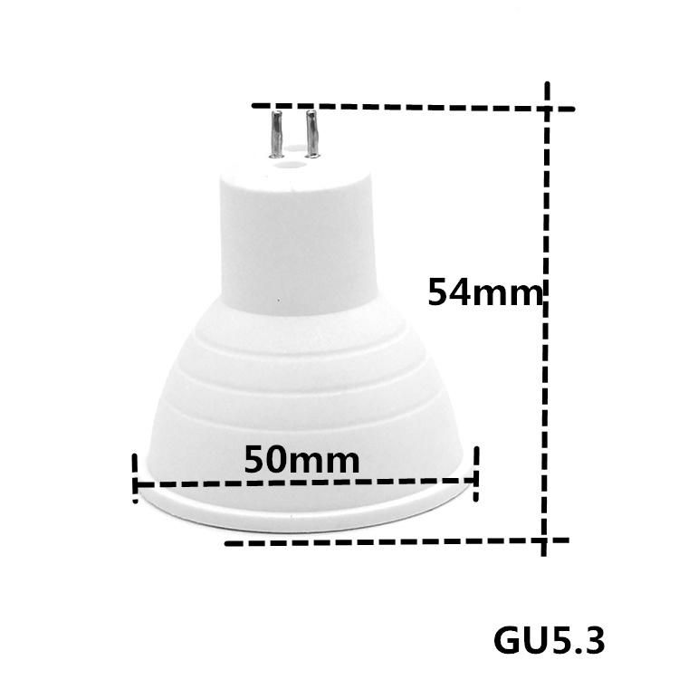 Economic GU10 220V LED Lamp GU10 MR16 Plastic Aluminum 5W 7W LED Bulb