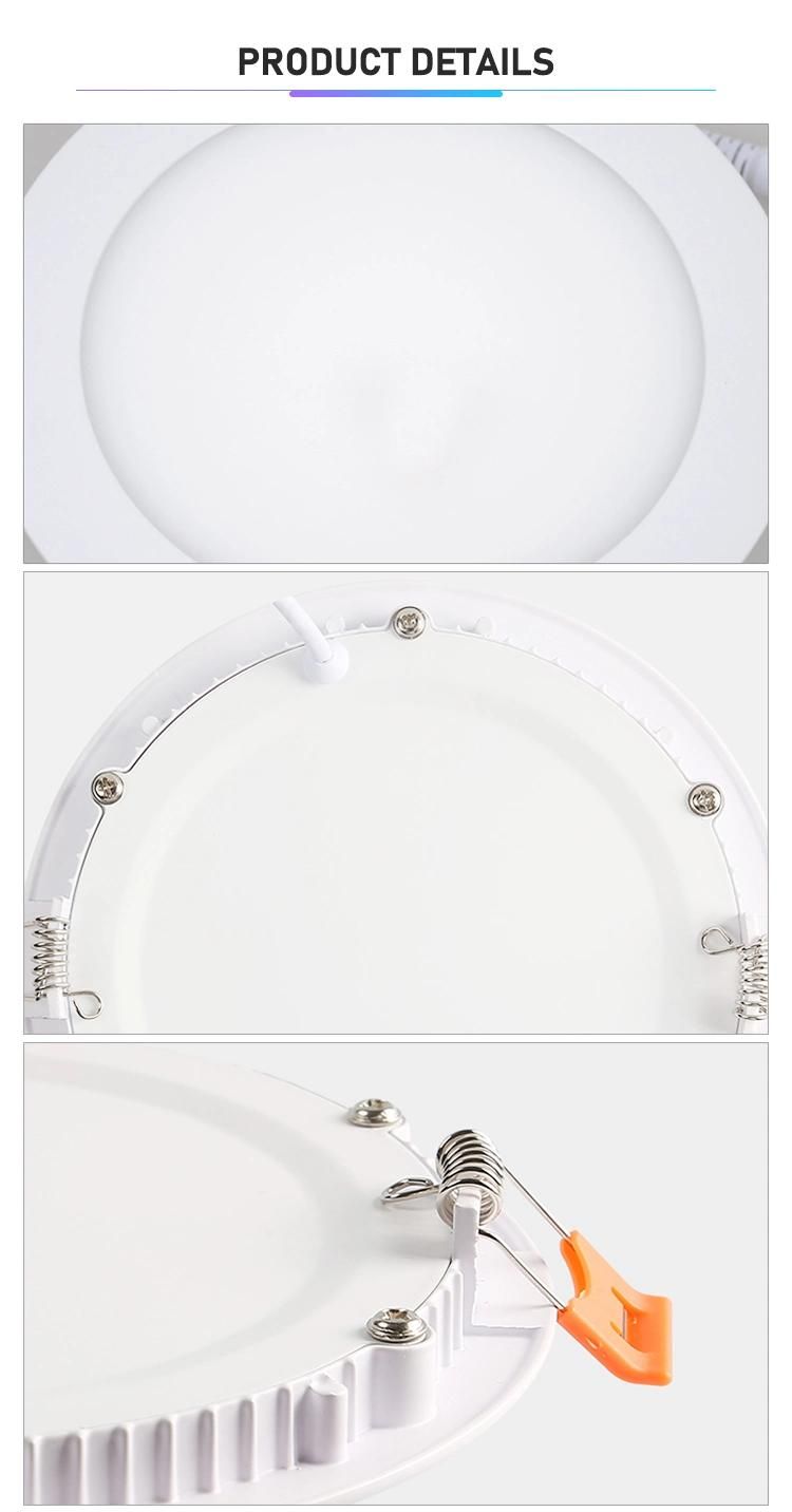 RGB Recessed Mount Smart Panel Light for Bed Room